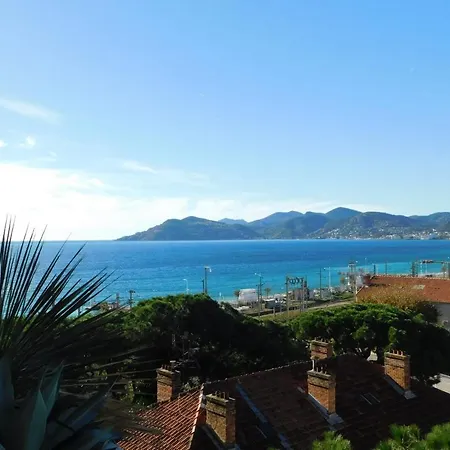 Charming Air-conditioned T2 La Boccawith Sea View And Swimming Pool Cannes